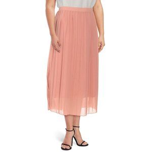 *SOLD* NWT Pink Pleated Skirt LEA & VIOLA CURVE